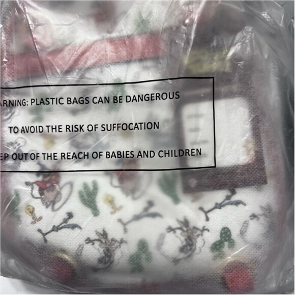 Unique Vintage × Looney Tunes Merrie Melodies Mini Fringe Backpack Western NWT - Picture 3 of 4